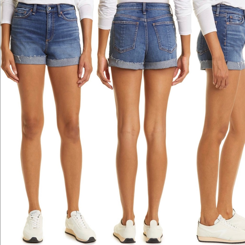 rag & bone Nina High Waist Denim Cutoff Shorts Size 30